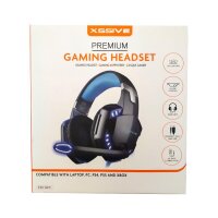 Xssive Premium Gaming Headset Kopfhörer Gamer LED...