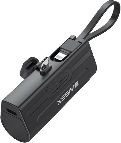 Xssive Premium Mini Powerbank for USB-C incl. Cable 5000mAh XSS-PB31C