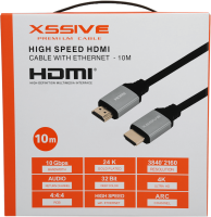 Xssive HDMI Cable UltraHD 4K 10m