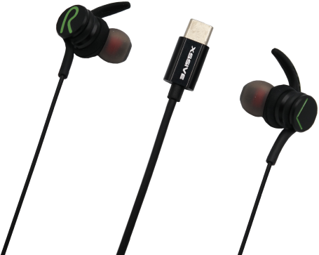 Xssive Stereo Sports Earphones for USB-C XSS-EP16 - Black
