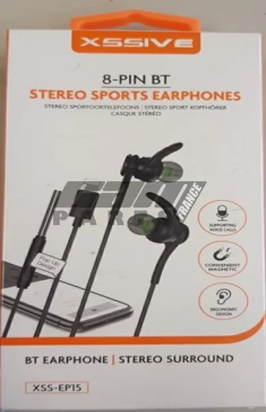 Xssive Stereo Sports Earphones for iPhone XSS-EP15 – Black