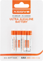 Xssive Ultra Alkaline Battery AAA LR-03/AM-4/1.5V