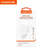 Xssive 45W PD Super Fast Charger XSS-AC68 - White