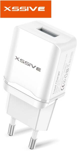Xssive Travel Charger 1A met USB-C Cable XSS-AC52C - White