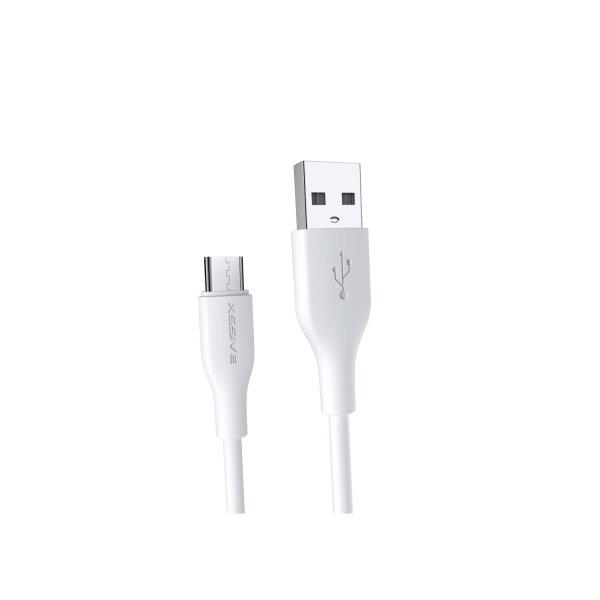 Xssive 2.4A Datenkabel USB zu Micro-USB Schnell-Ladekabel Lade- und Synchronisationskabel weiß