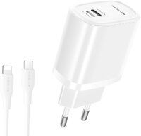 Xssive Quick Dual Port Charger+Cable Type-C to iPhone...