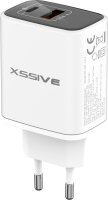 Xssive GaN 67W PDW Quick Charger XSS-AC72CAW - White