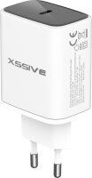 Xssive GaN 67W PDW Quick Charger XSS-AC72CW - White