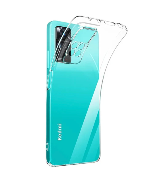 Silikon Hülle Basic kompatibel mit Xiaomi Redmi Note 11S Transparent