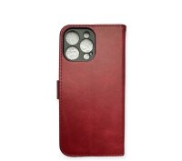 Book Tasche Kunstleder mit Kameraschutz Handy Tasche kompatibel mit iPhone 11 Pro Max - Rot
