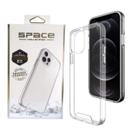 SPACE COLLECTION Shockproof Military Standards Drop Tested (MIL-STD 810G-516.7) Anti Scratch 0.4MM, Hard Clear Transparent Polycarbonate Cover for Apple iPhone 11