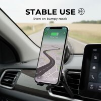 Megaphonic MagSafe Handyhalterung Auto Lüftung – Magnetische KFZ Handyhalter für Lüftungsschlitz, Starker Magnet iPhone MagSafe Auto Halterung