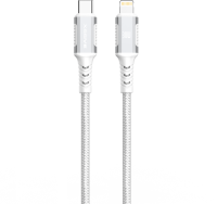 Xssive Braided USB-C to 8-Pin Cable 1m XSS-BR-CL-W-1M -...