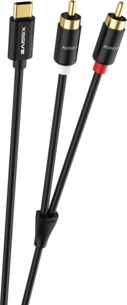 Xssive USB-C Stereo Audio Cable 1.5m XSS-C-2RCA