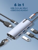 Xssive 6in1 USB-C Hub Adapter XSS-HUB10