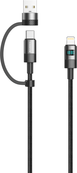 Xssive 2in1 PD Fast Charging Cable XSS-LCA-1.2m