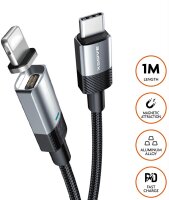 Xssive 30W Magnetic Cable for USB-C to 8-Pin XSS-MCS03 CL