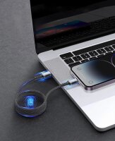 Xssive Magnetic Winding Cable 30W USB-C to 8-Pin...