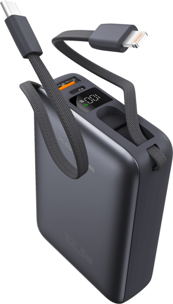 Xssive Mini Powerbank Fast Charge with Cable 20000mAh XSS-PB46