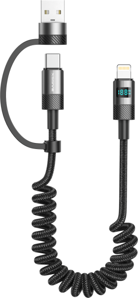 Xssive Stretchable 2in1 Cable XSS-SC-LCA 1.5m